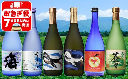 D4-25104／大海酒造 特選焼酎 720ml 6本セット