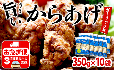 B2-2139／国産 から揚げ　ガーリック味　10袋