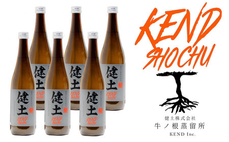 C3-25121　本格芋焼酎 健土 25度 720ml 6本