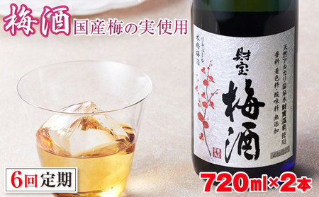 D4-2252／【6回定期】濃厚な味わい！梅酒2本