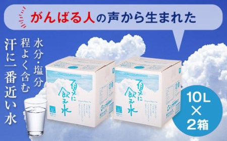 夏に飲む水 10L×2箱 こしき海洋深層水