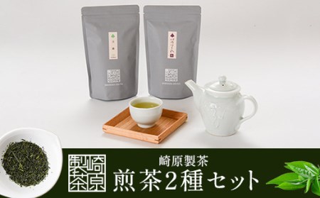 崎原製茶 2種ティーパックセット 煎茶(川内ほまれ 紫)・玉露 計24パック お茶 緑茶