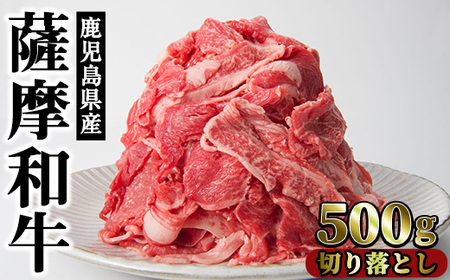 No.1142-A [期間限定]薩摩和牛切り落とし(500g×1P) 国産 九州産 牛肉 和牛 薩摩和牛 赤身 焼き肉 焼肉 期間限定 切り落とし 切り落し 切落し 冷凍[さつま屋産業]