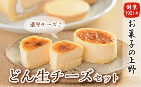どん生チーズセット(3種) チーズ お菓子 詰め合わせ【お菓子の上野】A-103