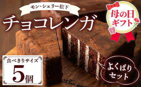 ＼令和8年 母の日/食べきりチョコレンガ 5個セット[MDA-001H]