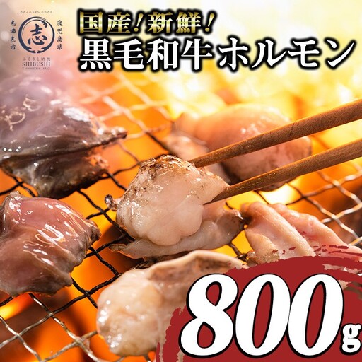 国産黒毛和牛ホルモン 焼肉用 (400g×2P計800g) 黒毛和牛 肉 牛肉 国産 焼肉 バーべキュー 小分け もつ鍋 モツ鍋 ホルモン a1-153
