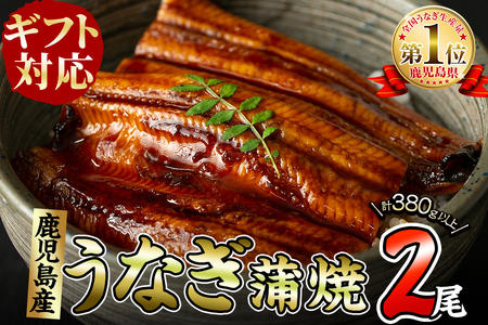 [ギフト対応]くすだ屋の極上うなぎ2尾(190g×2)[計380g以上]