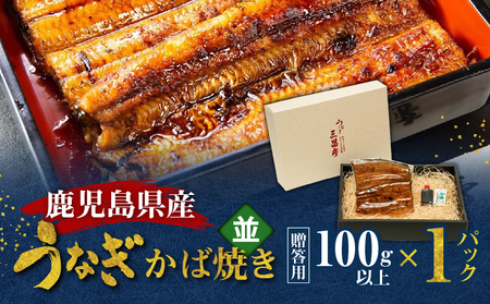 鹿児島県産!老舗うなぎ屋 の うなぎのかば焼き 1尾( 並 ・ 100g以上 × 1パック )[ 贈答用 ] A040-009-01 鰻 ウナギ 蒲焼き かば焼き 惣菜 総菜 魚 魚類 うな丼 うな重 三昌亭 ふるさと納税 鹿児島 奄美市 おすすめ ランキング プレゼント ギフト
