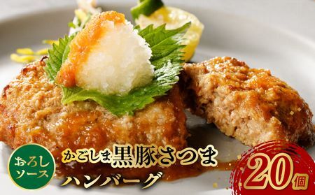 052-39 かごしま黒豚ハンバーグおろしソース20個