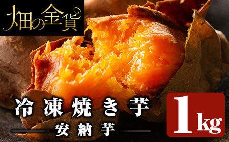 a0001-A1 冷凍焼き芋!畑の金貨・やきいも(安納芋1kg)[甘いも販売所]姶良市 焼き芋 訳あり 冷凍 焼芋 やきいも さつまいも さつま芋 熟成 蜜 5000円