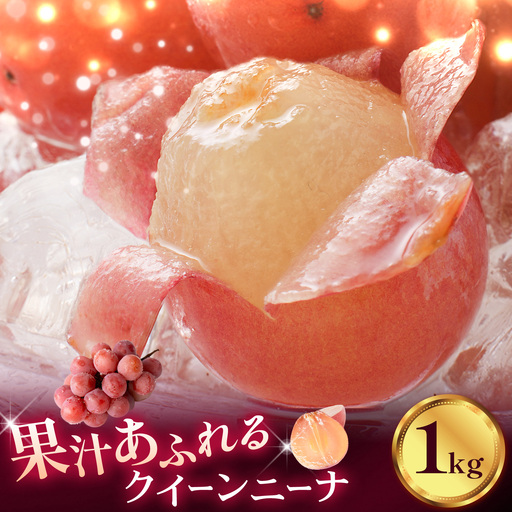 ぶどう ブドウ クイーンニーナ 1kg [8月下旬-10月上旬頃出荷]