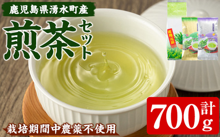 y514 [期間限定・数量限定]鹿児島県湧水町産!煎茶 計700g(煎茶:100g×1袋・500g×1袋、高級:100g×) 国産 鹿児島県産 刑務作業製品 お茶 茶 茶葉 tea 日本茶 緑茶 常温 常温保存 [鹿児島刑務所]