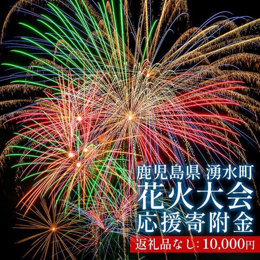 ≪お礼品なし≫湧水町花火大会 応援寄附金(1口:10,000円) 花火大会 夏 夏祭り 祭り イベント 花火 打ち上げ花火 ふるさと 応援 九州 鹿児島県 湧水町[湧水町花火大会実行委員会]_y000-sn02