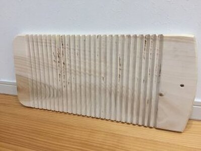 匠の技「昔ながらの銀杏の洗濯板」（大）