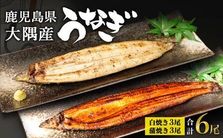 鹿児島県大隅産 千歳鰻の白焼3尾・蒲焼き3尾|うなぎ うなぎ