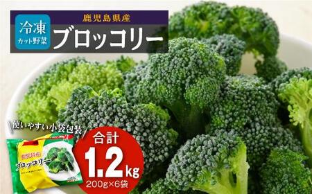 鹿児島県産 冷凍ブロッコリー (200g×6パック)