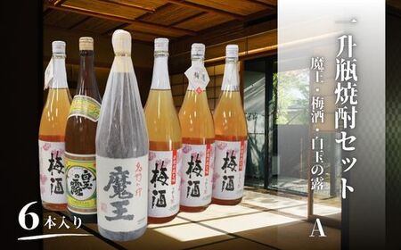 No.5066-1 魔王・梅酒・白玉の露(一升瓶)6本セットA