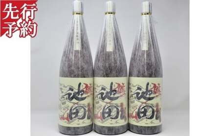 ☆先行受付☆No.3066-3　焼酎 【池田旗山】一升瓶×3本セット