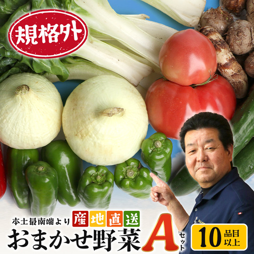 [規格外]本土最南端から 旬のおまかせ野菜セットA 10品目以上 NI-3 | 旬 野菜 やさい 果物 くだもの 産地直送 農産物 冷蔵 鹿児島県 南大隅町産 詰合せ おまかせ 家庭用 訳あり なんたん市場