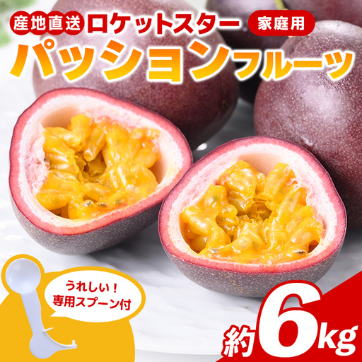 【D99001】＜先行受付＞ パッションフルーツ ロケットスター 約6kg 鹿児島県産 産地直送【グリーンファースト】
