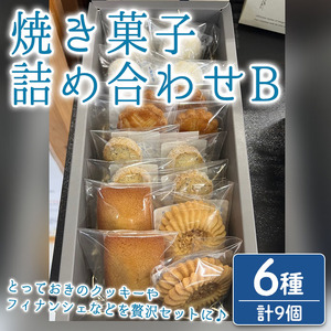 n325 おすすめの焼き菓子詰め合わせB(6種・9個) 国産 種子島 洋菓子 お菓子 焼菓子 ブールドネージュ ガレット ディアマンテ フィナンシェ ロメオ クッキー サブレ 紅茶クッキー アーモンド くるみ 安納芋 スイーツ 常温 [メゾングレーヌ]