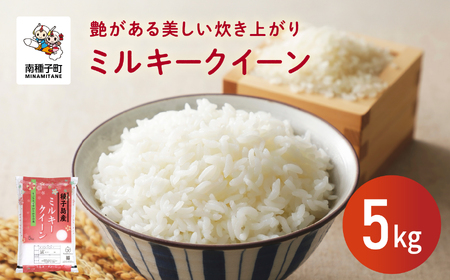 ミルキークイーン 5kg  新米 お米 こめ コメ 精米 白米 南種子町 鹿児島 かごしま 【株式会社こめこめアイランド】