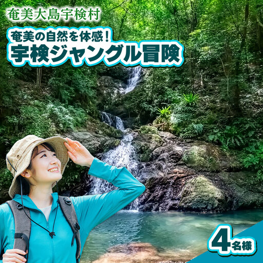 宇検ジャングル冒険 4名様 奄美大島 宇検村 鹿児島県 旅行 自然 冒険 完全プライベート