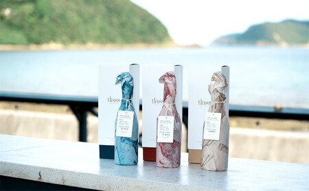 tlass SEA CELLAR -2025 2nd Edition- 海底熟成ワイン 白・赤・スパークリング 750ml×3本セット