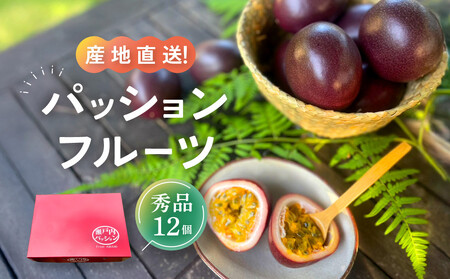[先行予約]産地直送!パッションフルーツ秀品12個入り
