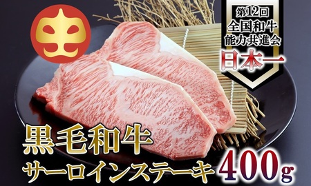[うしの中山] サーロイン ステーキ 計400g(日付指定不可)