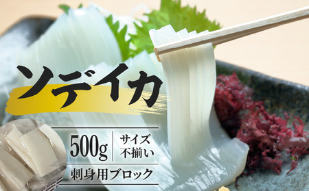 [ サイズ不揃い ]ソデイカ・刺身用ブロック 500g / 沖永良部島特産 W009-056u イカ ソデイカ 烏賊 軟体類 不揃い 冷凍 1kg 6本 旨味 柔らかい トロトロ 沖永良部島 沖永良部 刺身 まるとよ農産 ふるさと納税 鹿児島 和泊町 おすすめ ランキング プレゼント ギフト