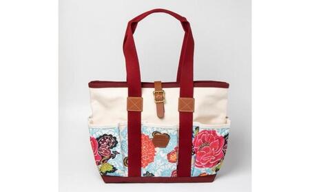 琉球帆布 アートクラフトマンバッグ [紅型ブルー]