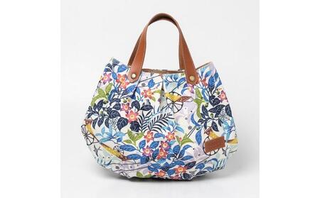 琉球帆布 アートパンプキンバッグ [きらきらシークヮーサー]