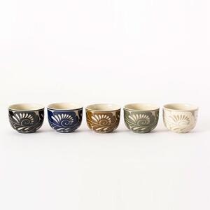 [受注生産品]唐草手碗[5色セット]