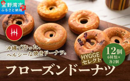 フローズンドーナツ12個 HYGGEセレクト(HYGGEドーナツ 6種類×各2個)