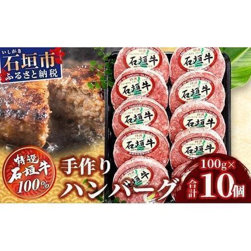 石垣牛 ハンバーグ セット (100g×10個)