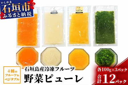 石垣島産冷凍フルーツ・野菜ピューレ