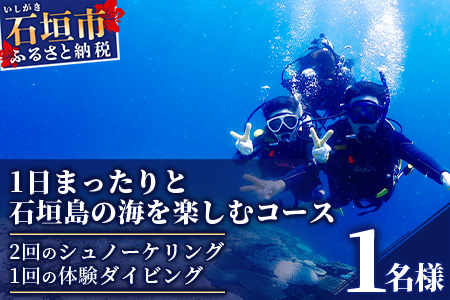 [体験ダイビング]石垣島で体験ダイビング1日コース(1名様) MO-1