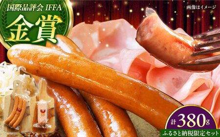 [ふるさと納税限定]TESIOの自家製フランク&ボローニャセット (計380g) 豚肉 ハム ソーセージ 小分け 真空パック 沖縄市 / TESIO[BCAD005]