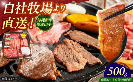 [厳選!おすすめ部位]沖縄和牛 佐渡山牛 焼肉用 500g 沖縄市 / 肉のサブロー 焼肉 焼肉 焼肉 焼肉 焼肉 焼肉 [BCBC003]