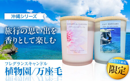 ふるさと納税限定 フレグランスキャンドル 『沖縄シリーズ』 2種セット (万座毛・植物園) キャンドル キャンドル キャンドル キャンドル キャンドル