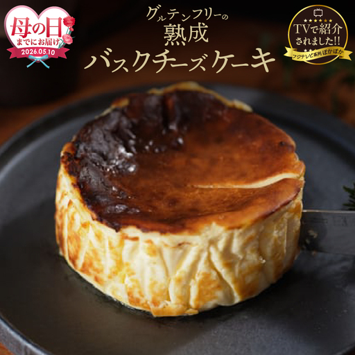 ≪母の日までにお届け!!≫テレビ番組[ヒルナンデスで紹介!!]熟成バスクチーズケーキ スイーツ 北海道_H0041-100-mo