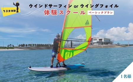 ウインドサーフィン or ウイングフォイル 体験スクール ベーシックプラン