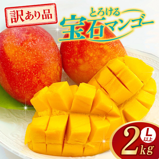 ぼうけんの国 宝石マンゴー [訳あり品]アーウィンマンゴー 約2kg ku01-009