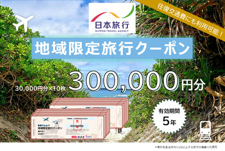 JT006　沖縄県宮古島市　日本旅行　地域限定旅行クーポン300,000円分