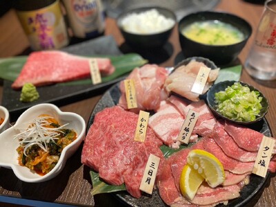 焼肉なかお 宮古牛会席コースペアチケット 乾杯ドリンク付き 宮古牛(24000円分)