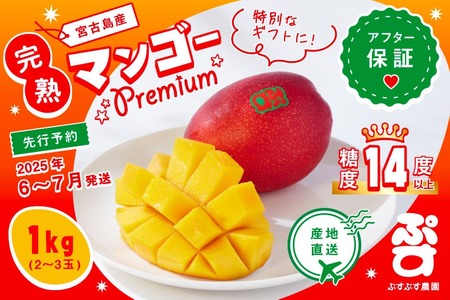 KY008[ぷすぷす農園]宮古島産完熟マンゴープレミアム(贈答用/1キロ×10セット/農園直送)