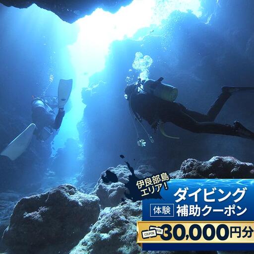 『ダイビング体験補助クーポン（30,000円分）』沖縄県・宮古島(HWM04)