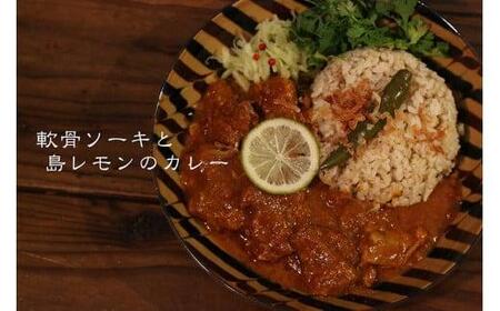 MOSESU CURRYの島カレーシリーズ 軟骨ソーキと島レモンのカレー 250g×3食