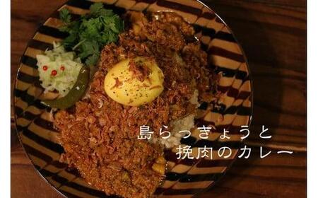 MOSESU CURRYの島カレーシリーズ 島らっきょうとひき肉のカレー 250g×3食